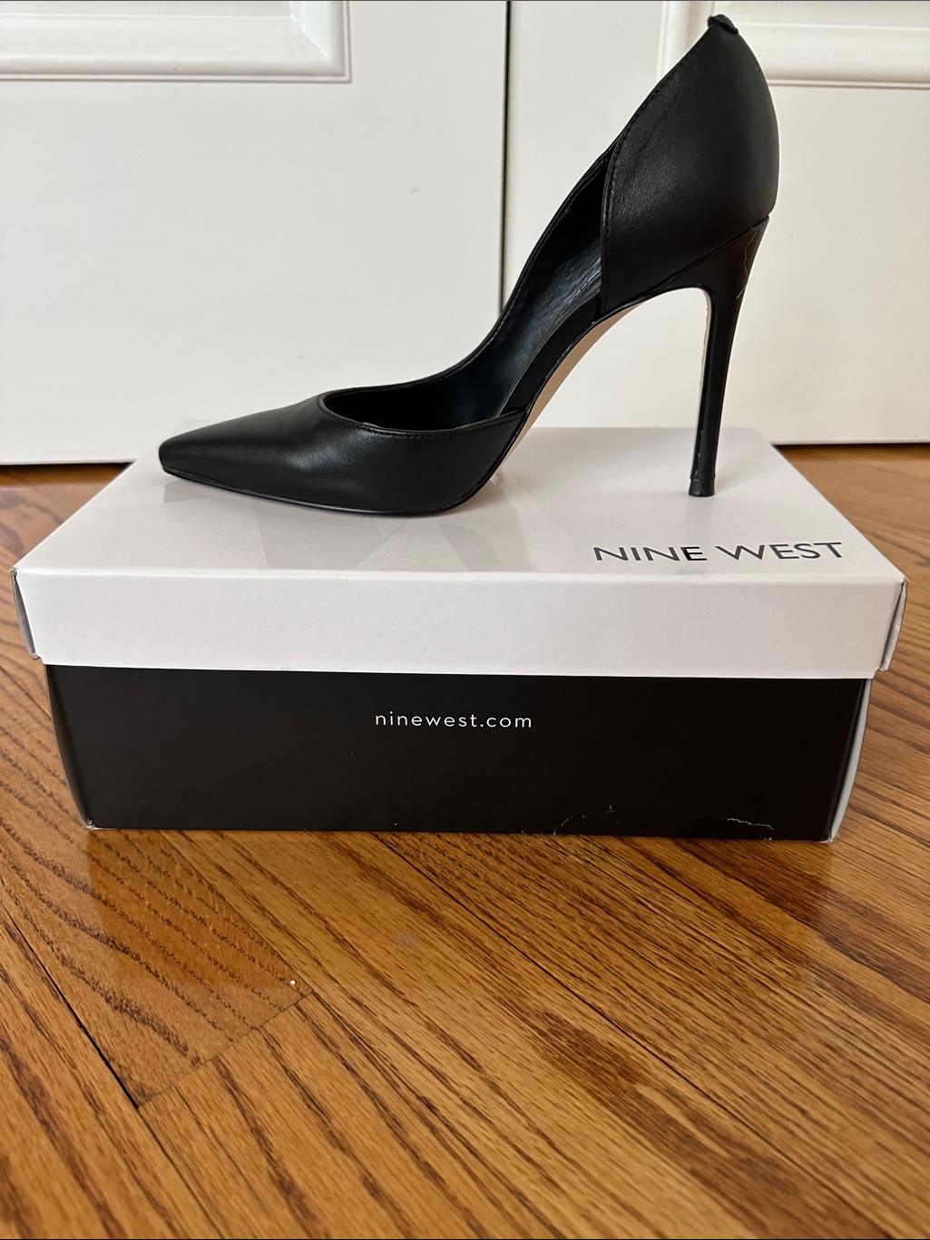 Nine West Black Pointed-Toe High Stiletto Pump